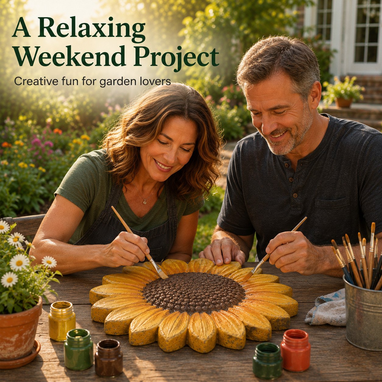 💥 LAST DAY 50% OFF - 🌻Reusable Sunflower Stepping Stone Mold