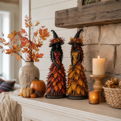🔥Last Day 50% OFF🧙Enchanted Autumn Witch Figurine (✨2026 Limited Edition)