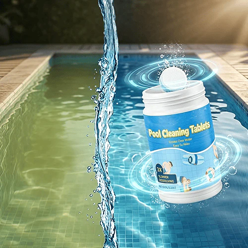 🔥Last Day Sale 50% OFF🌊Pool Cleaning Tablets with 3X Slow-Dissolve Formula