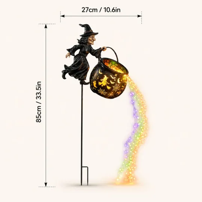 🔥50% OFF Halloween Early Bird Sale 🎃 Halloween Witch Cauldron Garden Light
