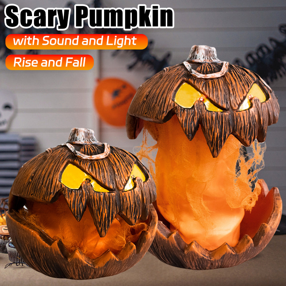 🔥Last Day 50% OFF🎃Hhomeenjoy  Gloween Interactive Halloween Led Pumpkin Lantern