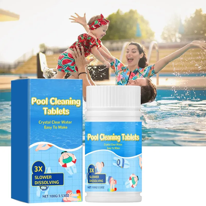🔥Last Day Sale 50% OFF🌊Pool Cleaning Tablets with 3X Slow-Dissolve Formula