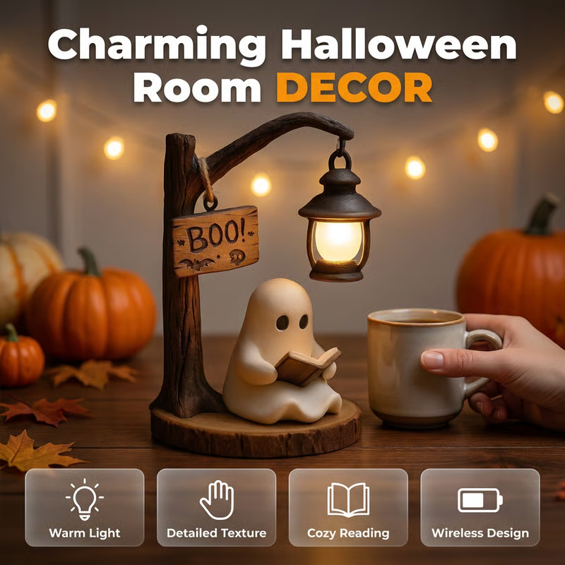 🔥 50% OFF Today 👻 Cute Ghost LED Night Light – Cozy Halloween Home Decor & Gift Idea ✨