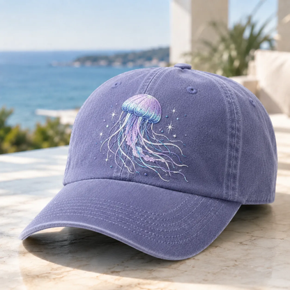 🔥 Last Day 50% OFF – 🌊Ocean Spirit Embroidered Washed Baseball Cap