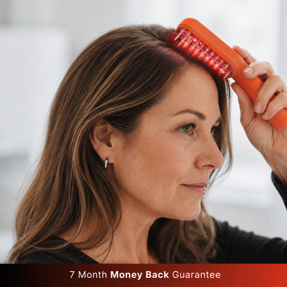 🔥Last Day Sale 50% OFF🔥Heathcy Red & Blue Light Hair Growth Comb with EMS Microcurrent Scalp Massage