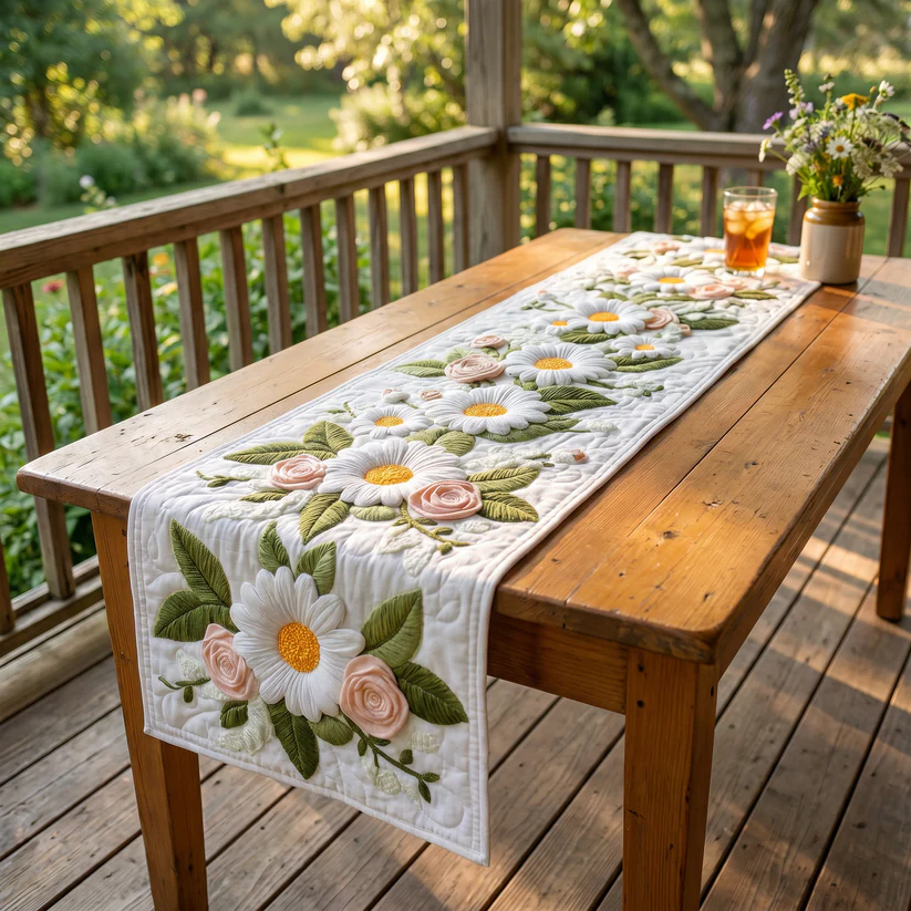 🔥Last Day 50% OFF🌻Rosie's Handquilted Table Runners