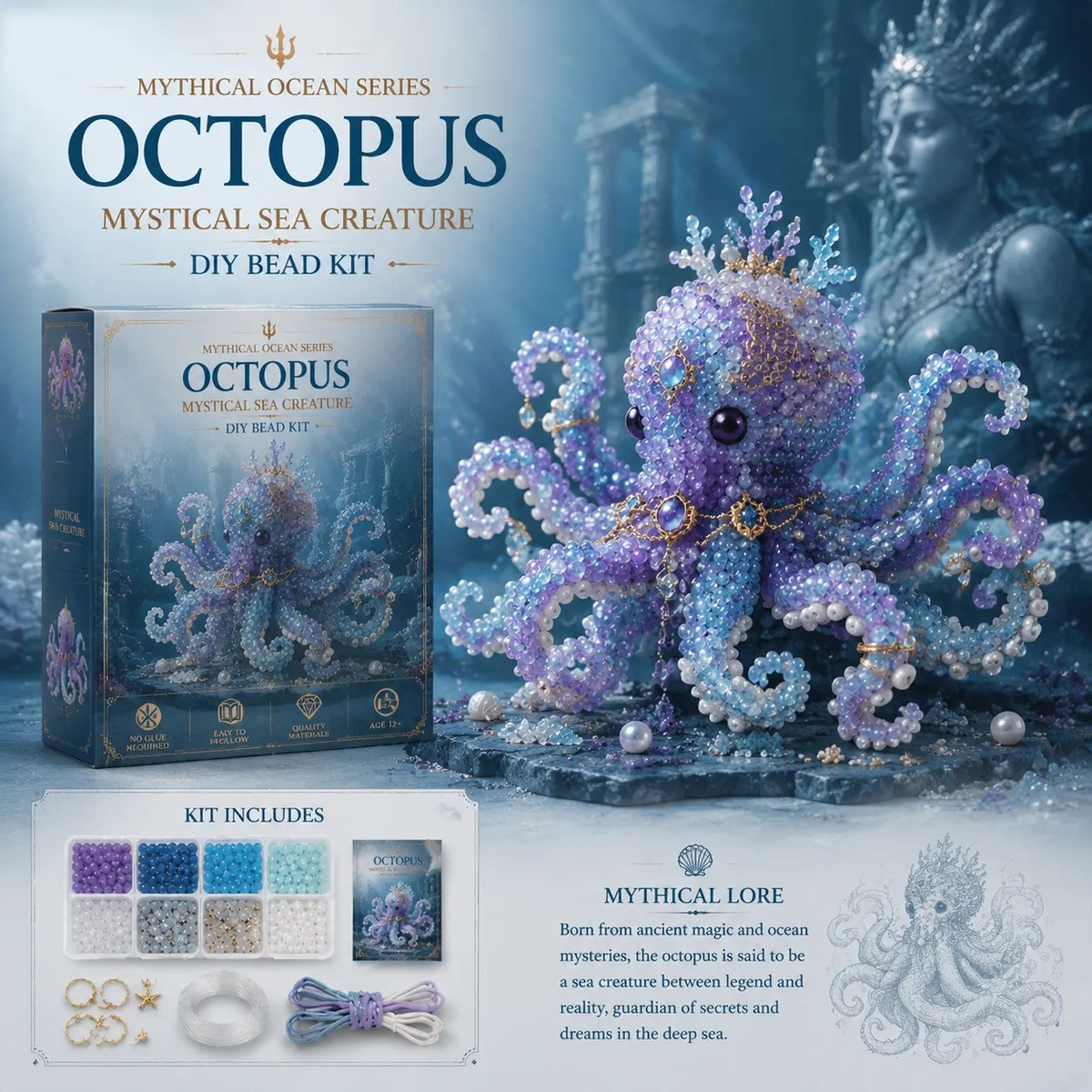 🔥Last Day Sale 50%🌊 Mythical Ocean DIY Bead Kit