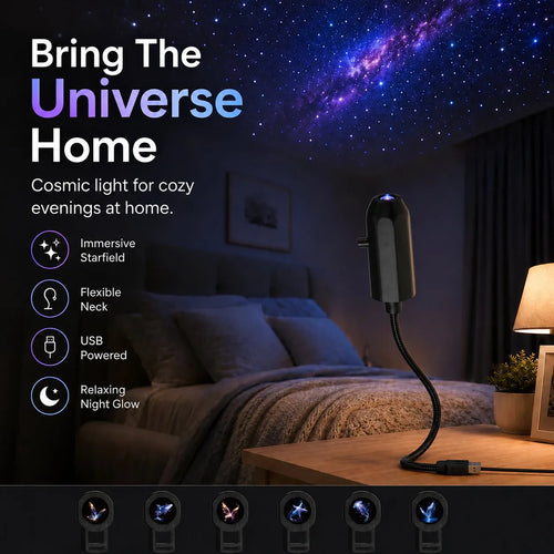 🔥Last Day Sale 50% OFF🌊Smart Holographic Star & Ocean 5D Projector