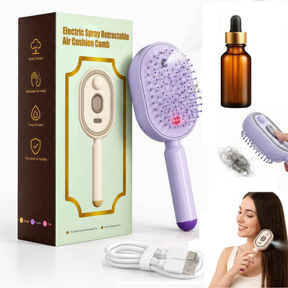 🔥Last Day Sale 50% OFF🔥Electric Spray Air Cushion Massage Comb