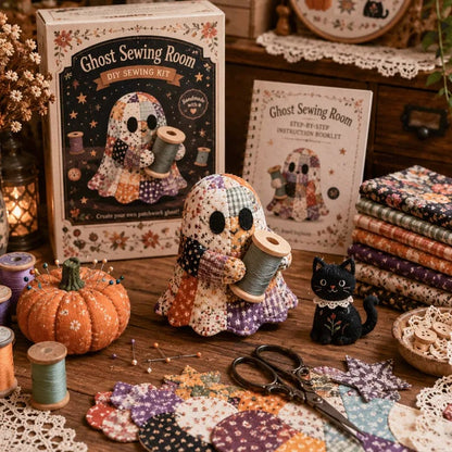 🔥50% Off Last Day - 👻Little Ghost’s Cozy Halloween DIY Patchwork Kit
