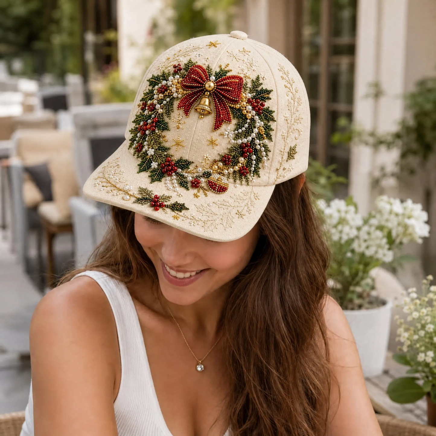 LAST DAY 50% OFF🎅🎁 Premium Christmas Beaded Hat DIY Kit
