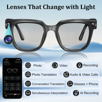 🔥Last Day Sale 50% OFF👓Smart AI Photo Glasses