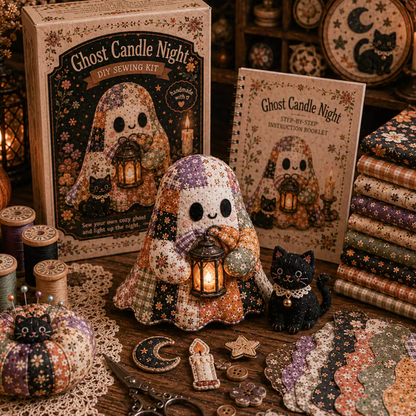 🔥50% Off Last Day - 👻Little Ghost’s Cozy Halloween DIY Patchwork Kit