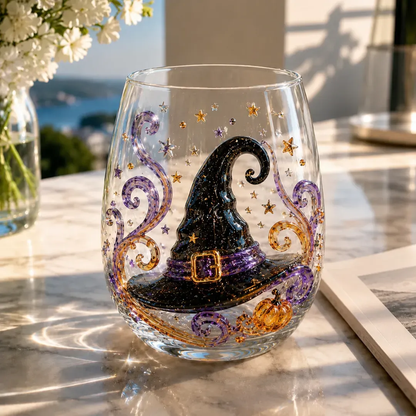 🔥LAST DAY 50% OFF-🎃 3D Halloween Glass Cups | Perfect for Parties & Cozy Fall Home Bars