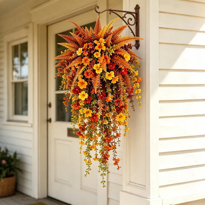 🔥 Fall Early Bird Sale | 50% OFF🍂ARTIFICIAL FALL HARVEST HANGING BASKET - AUTUMN PORCH & DOOR DECORATION