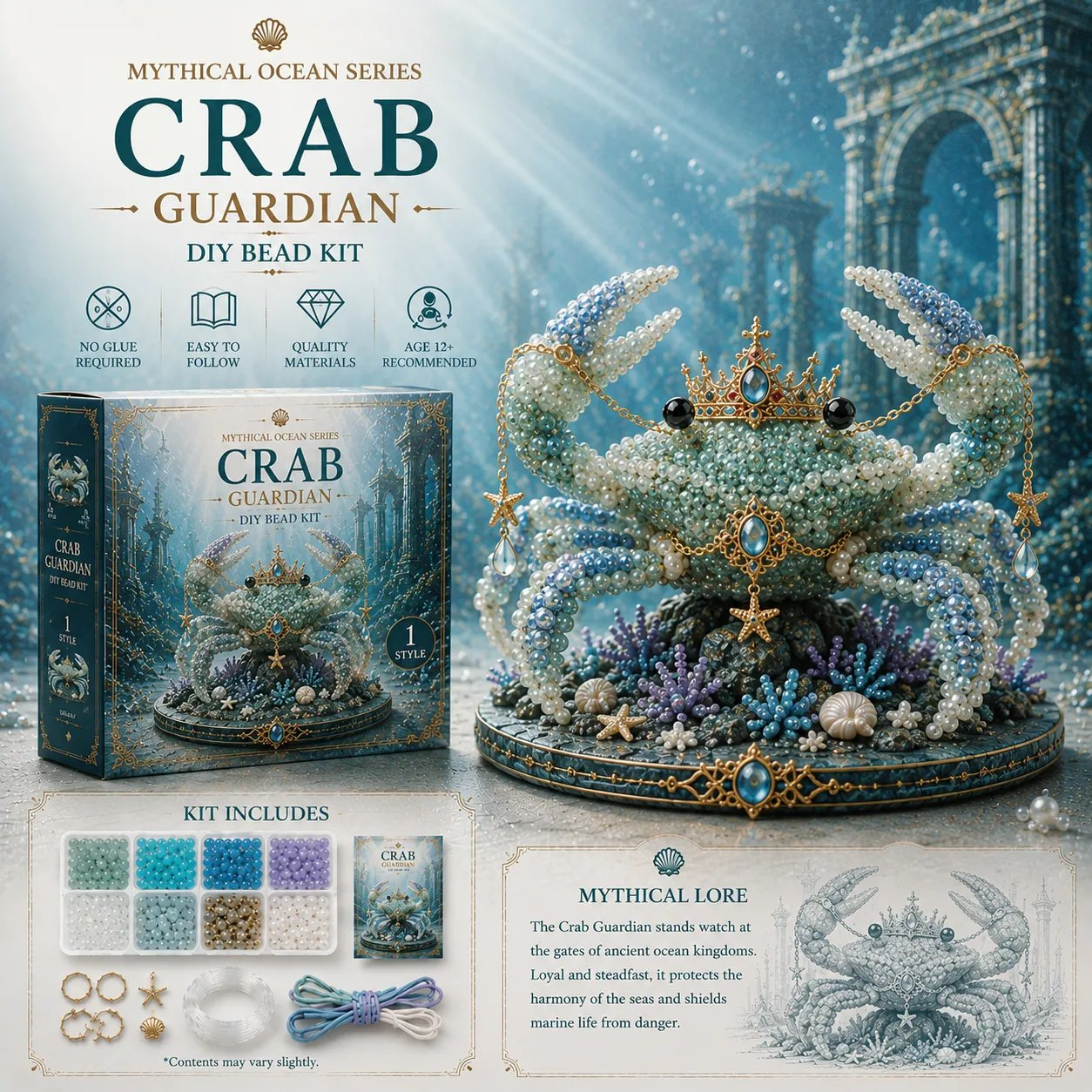 🔥Last Day Sale 50%🌊 Mythical Ocean DIY Bead Kit
