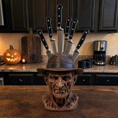 🔥Last Day Sale 50% OFF💀Horror Knife Block