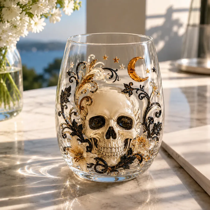 🔥LAST DAY 50% OFF-🎃 3D Halloween Glass Cups | Perfect for Parties & Cozy Fall Home Bars