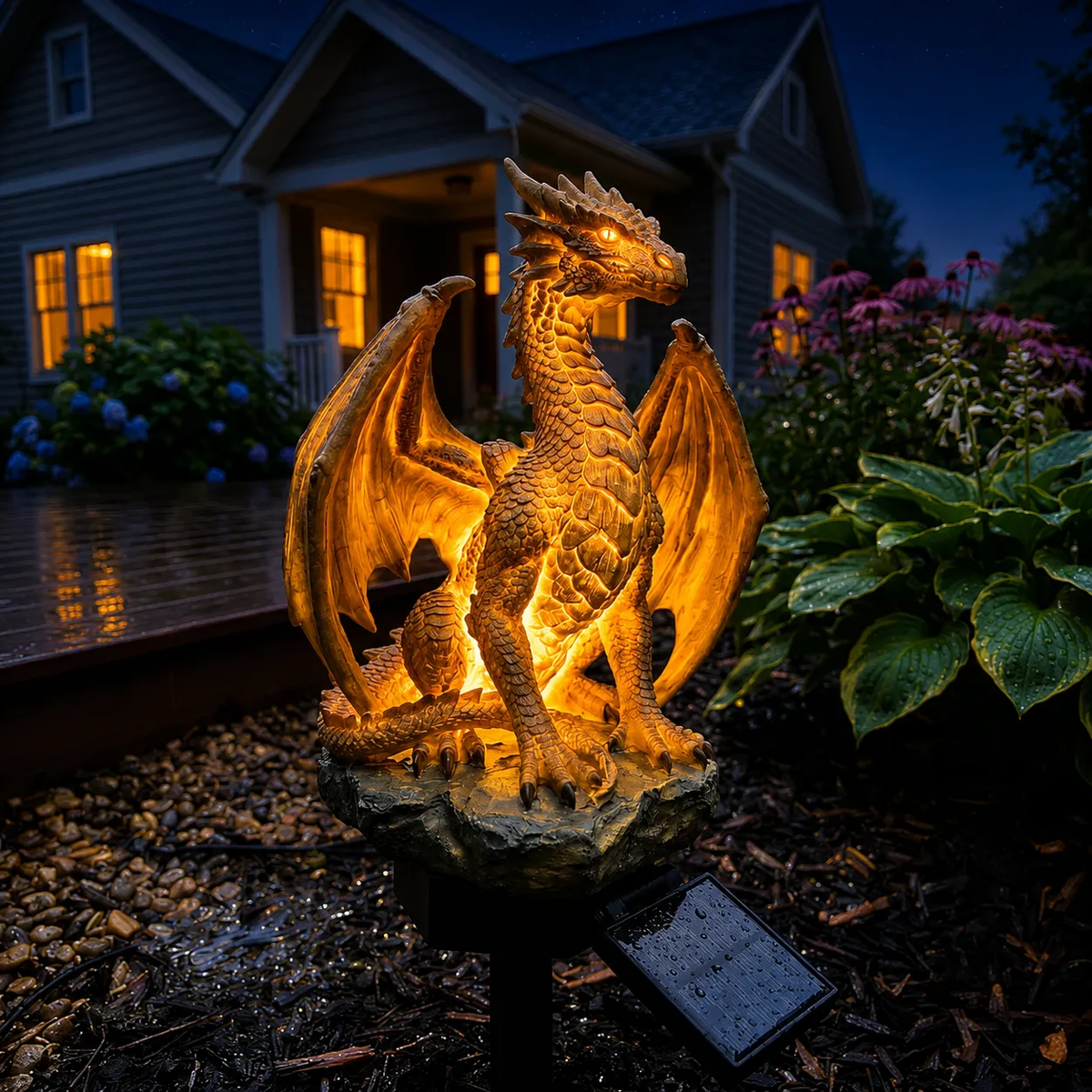 🔥Last Day Sale 50% OFF🌴 Solar-Powered Parrot Garden Light