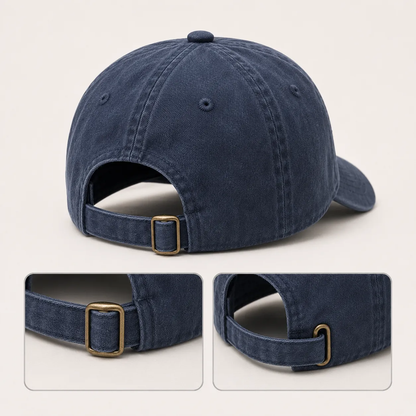 🔥 Last Day 50% OFF – 🌊Ocean Spirit Embroidered Washed Baseball Cap