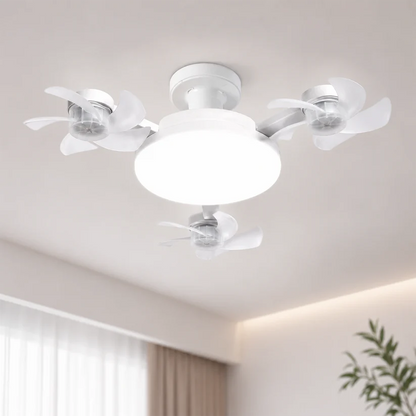 🔥Last Day 50% OFF🌀New E26/E27 Socket Ceiling Fan Light – 2‑in‑1 Silent LED Fan with Remote Control, Energy‑Saving Cooling & Lighting Combo for Home Bedroom