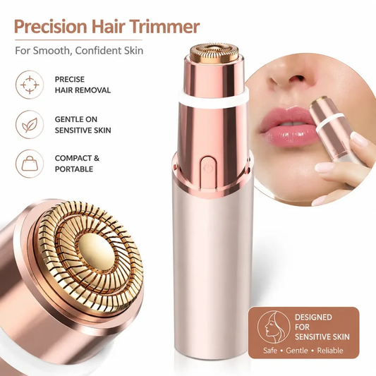 💥 LAST DAY 50% OFF✨ 2-in-1 Women’s Facial & Eyebrow Trimmer – Painless & Rechargeable