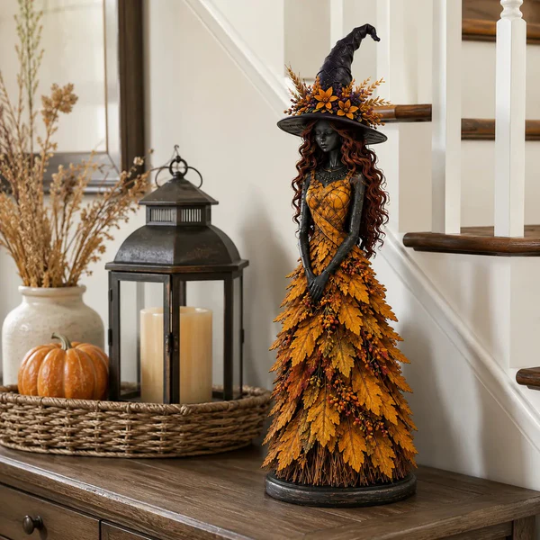 🔥Last Day 50% OFF🧙Enchanted Autumn Witch Figurine (✨2026 Limited Edition)