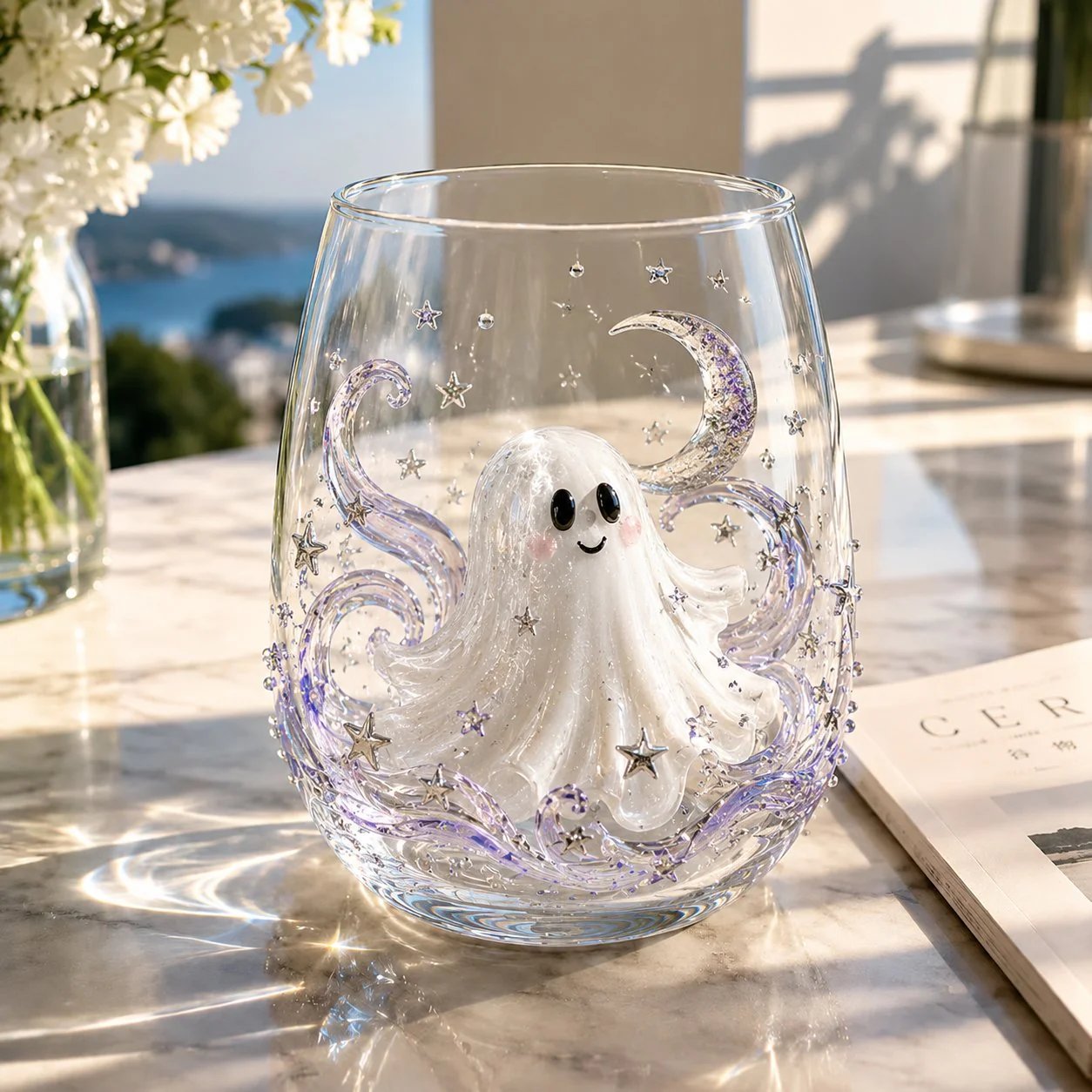 🔥LAST DAY 50% OFF-🎃 3D Halloween Glass Cups | Perfect for Parties & Cozy Fall Home Bars