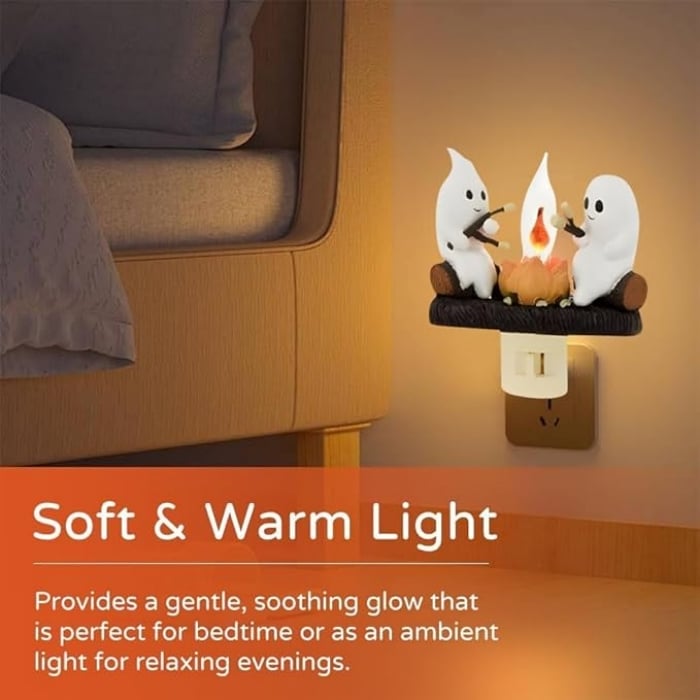 🔥Last Day 50% OFF 👻Ghost Campfire Flickering Nightlight🔥