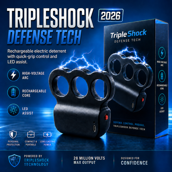 🔥Last Day Sale 50% OFF💥2026 TripleShock Stun Device – Powerful Personal Defense & Deterrent Protection
