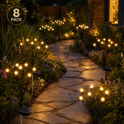 🔥Last Day Sale 50% OFF🔥Outdoor Solar Firefly Lights, Waterproof Garden Stake Lights, 32/64 LED Bulbs