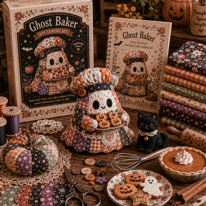 🔥50% Off Last Day - 👻Little Ghost’s Cozy Halloween DIY Patchwork Kit