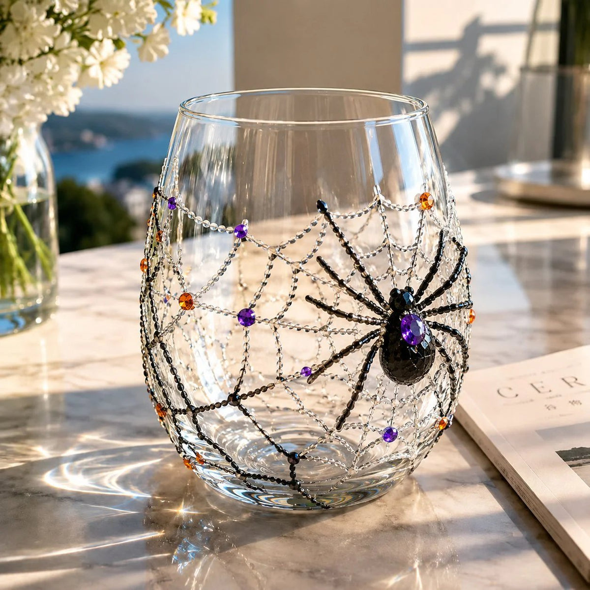 🔥LAST DAY 50% OFF-🎃 3D Halloween Glass Cups | Perfect for Parties & Cozy Fall Home Bars