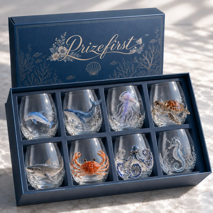 🔥Last Day 49% OFF-🌊Artisanal Blue Ringed Octopus Glassware