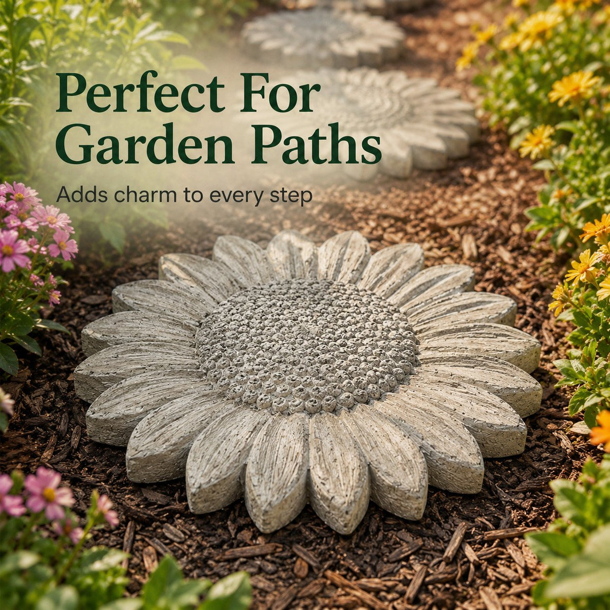 💥 LAST DAY 50% OFF - 🌻Reusable Sunflower Stepping Stone Mold
