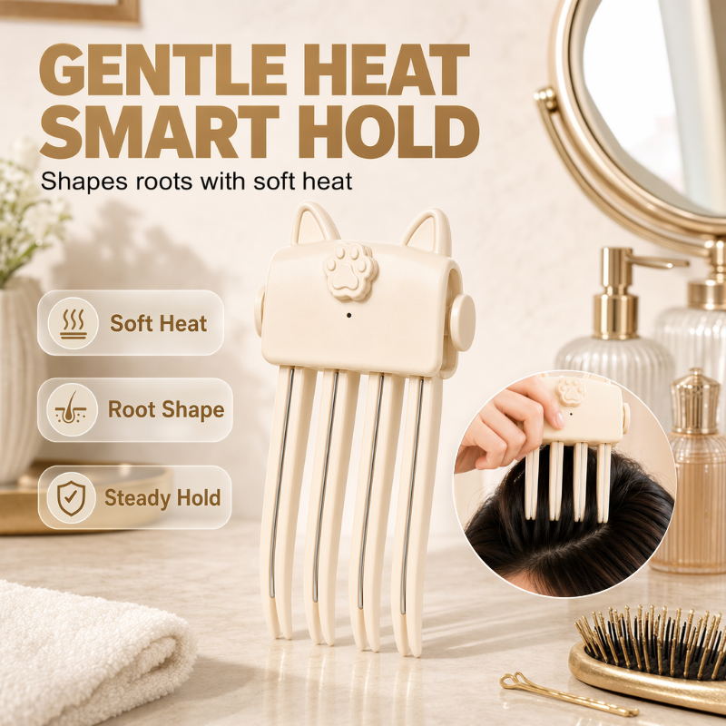 🎀LAST DAY 50% OFF💇 Wireless Heated Root Styler for Instant Hair Volume