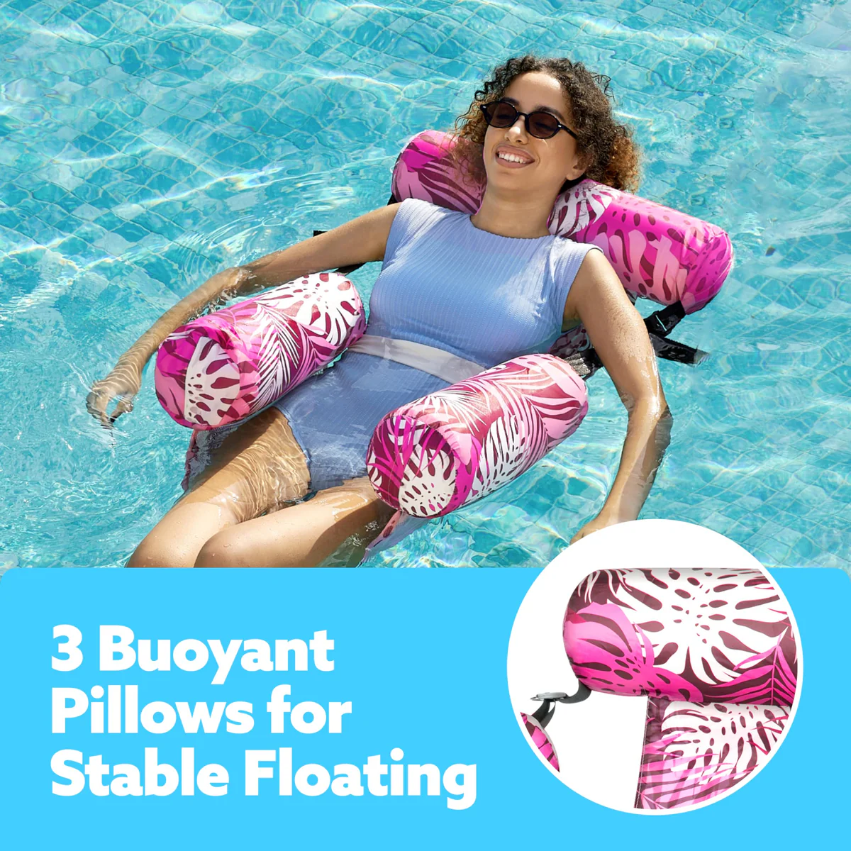 🔥Last Day 50% OFF🌊Miraclable Inflatable Pool Lounge Chair