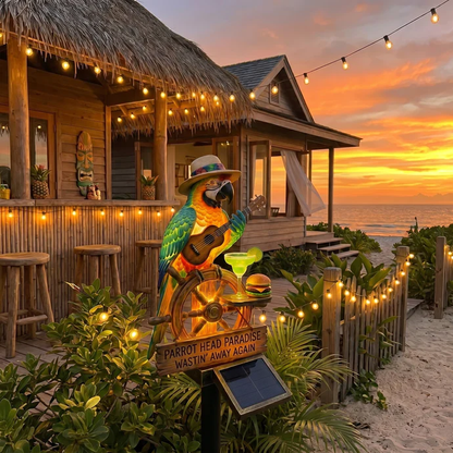 🔥Last Day Sale 50% OFF🌴 Solar-Powered Parrot Garden Light