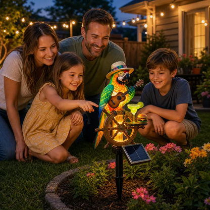 🔥Last Day Sale 50% OFF🌴 Solar-Powered Parrot Garden Light