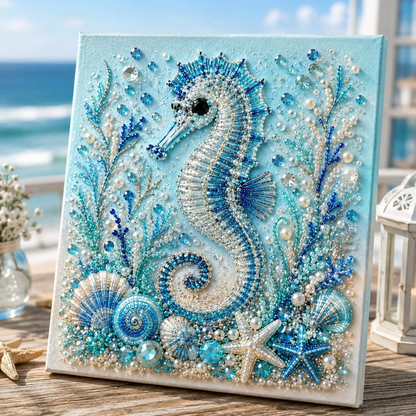 🔥Last Day 50% OFF - 🌊✨Ocean Theme Pearl Art DIY Kit