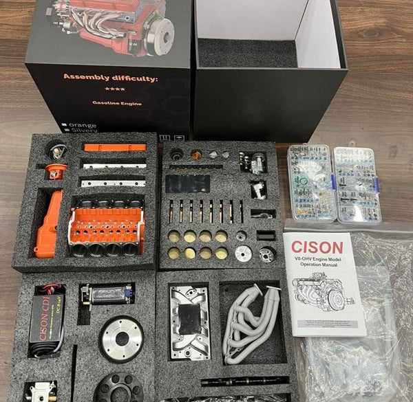 🎉Last Day Promotion 50% OFF🔥Gasoline OHV V8 Small-block Engine Model Kits