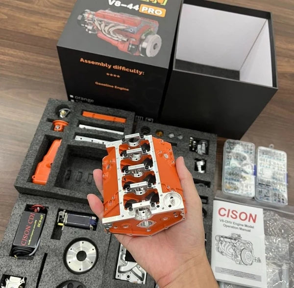 🎉Last Day Promotion 50% OFF🔥Gasoline OHV V8 Small-block Engine Model Kits
