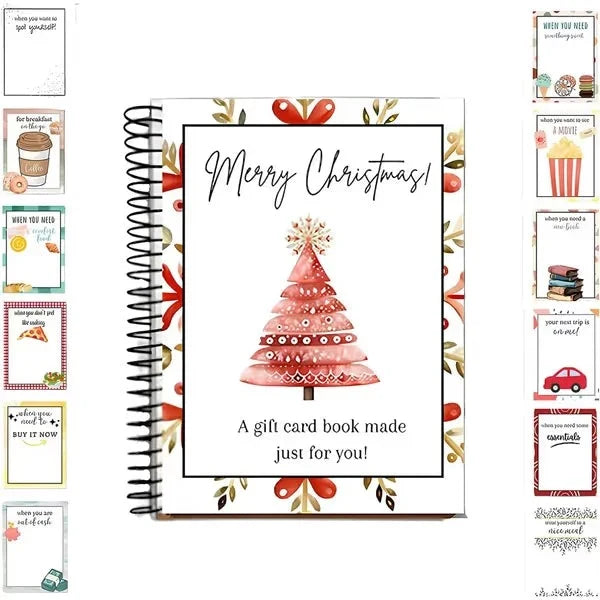 LAST DAY 50% OFF🎄📚Christmas Gift Card Book - 🎁Surprises On Every Page📚Hardcover & Durability Line