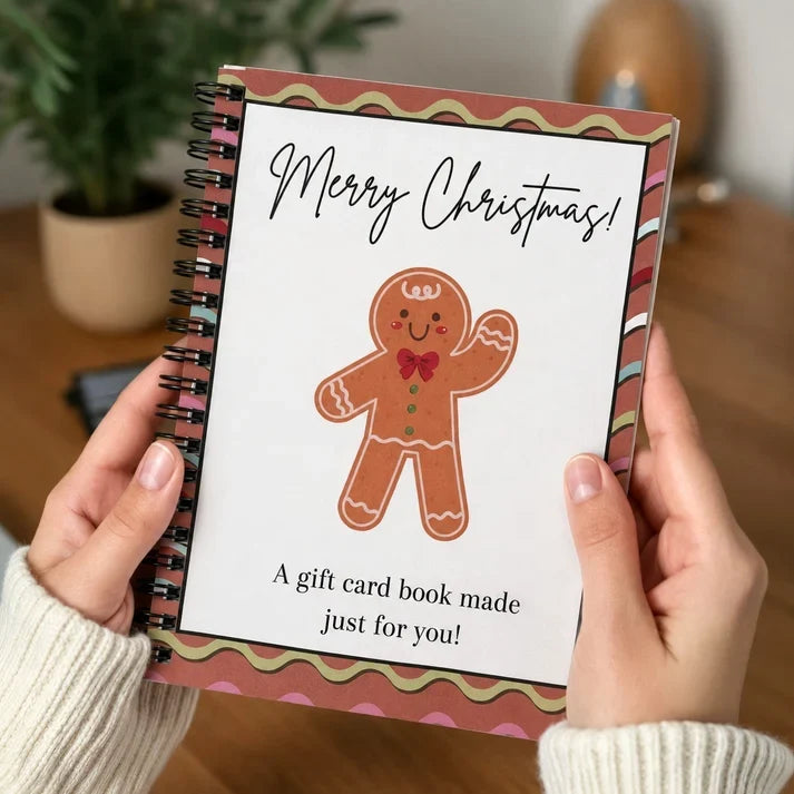 LAST DAY 50% OFF🎄📚Christmas Gift Card Book - 🎁Surprises On Every Page📚Hardcover & Durability Line