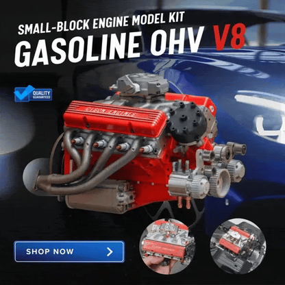 🎉Last Day Promotion 50% OFF🔥Gasoline OHV V8 Small-block Engine Model Kits