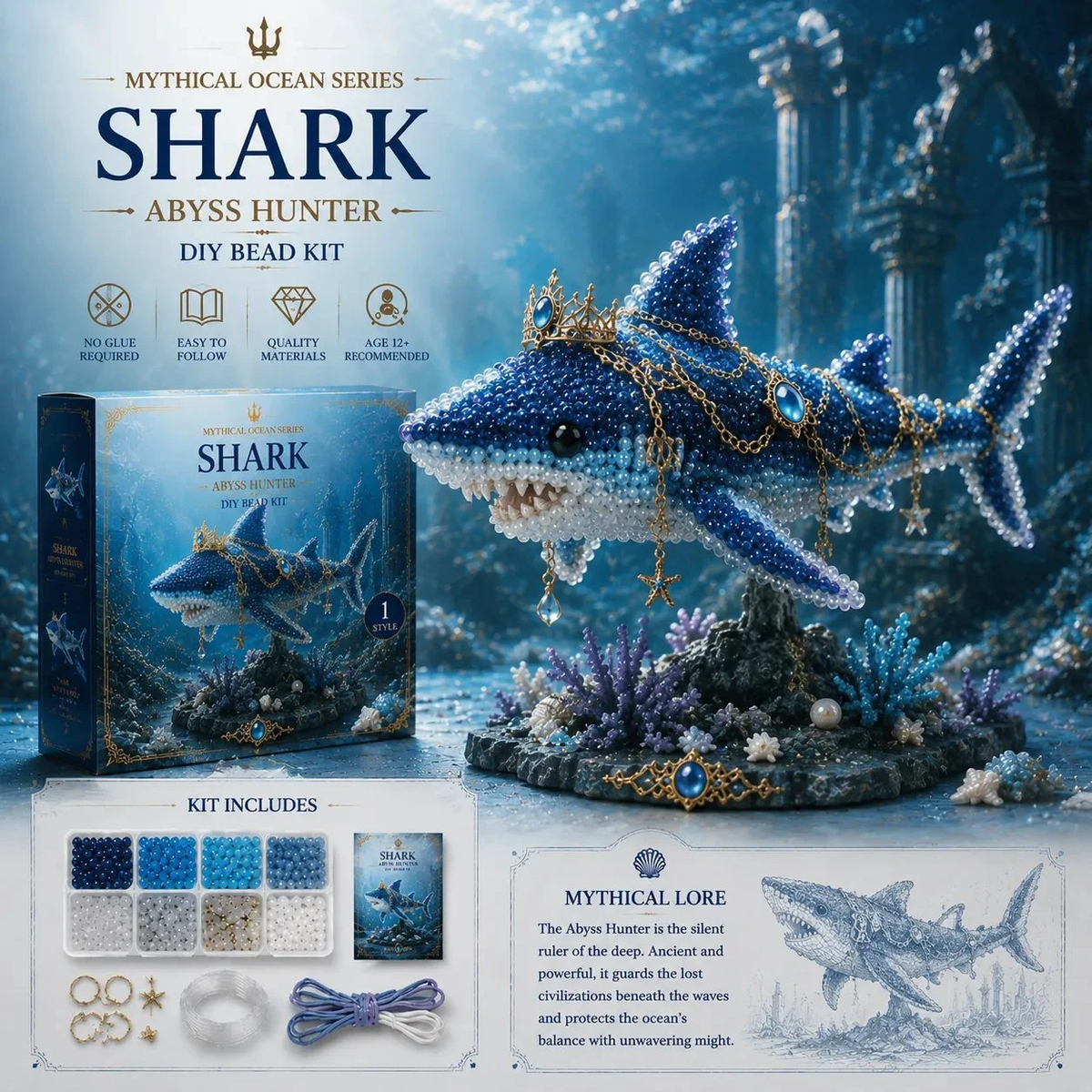 🔥Last Day Sale 50%🌊 Mythical Ocean DIY Bead Kit